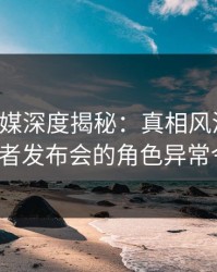 蜜桃传媒深度揭秘：真相风波背后，大V在记者发布会的角色异常令人意外